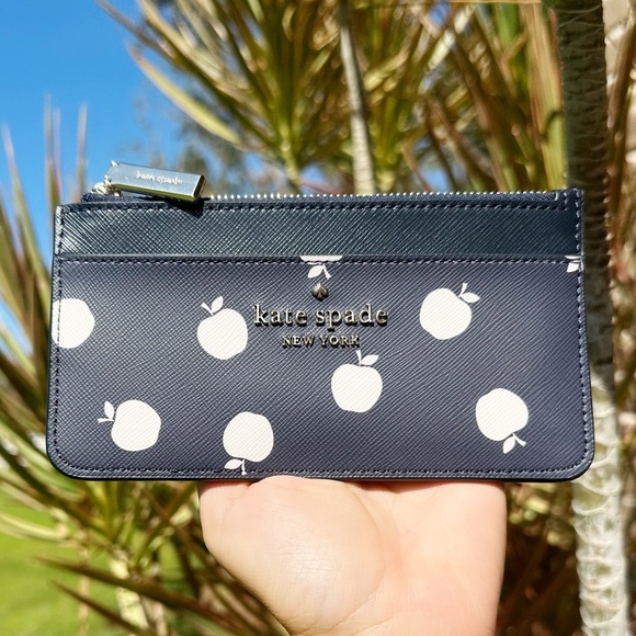 kate spade Handbags - Kate Spade Large Slim Card Holder Orchard Apple